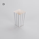 Gold/Silver paper Party Popcorn Boxes 12pcs - Pawp