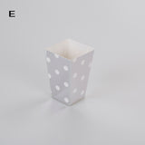 Gold/Silver paper Party Popcorn Boxes 12pcs - Pawp