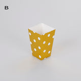 Gold/Silver paper Party Popcorn Boxes 12pcs - Pawp