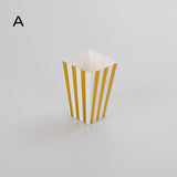 Gold/Silver paper Party Popcorn Boxes 12pcs - Pawp