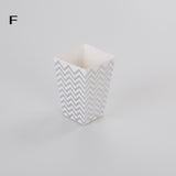 Gold/Silver paper Party Popcorn Boxes 12pcs - Pawp