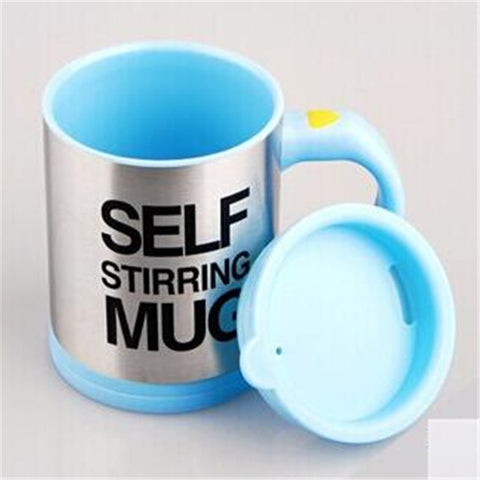 400ml Self Stirring Coffee Mug Cup Funny Electric Stainless Steel