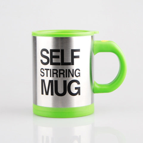 400ml Self Stirring Coffee Mug Cup Funny Electric Stainless Steel