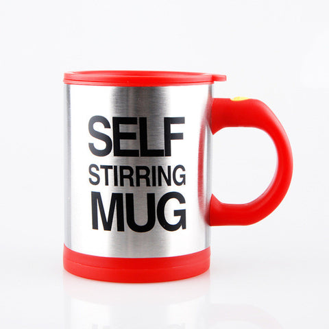 400ml Self Stirring Coffee Mug Cup Funny Electric Stainless Steel