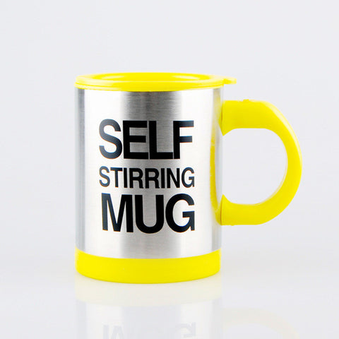 400ml Self Stirring Coffee Mug Cup Funny Electric Stainless Steel