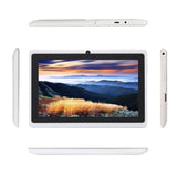 7" Touchscreen Android Tablet PC Quad-core Dual Cameras WiFi and Bluetooth 8GB (White) - Pawp